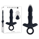 Gender X Dual Delight - Beaded Plug and Mini-Vibe Combo Anal Vibrators